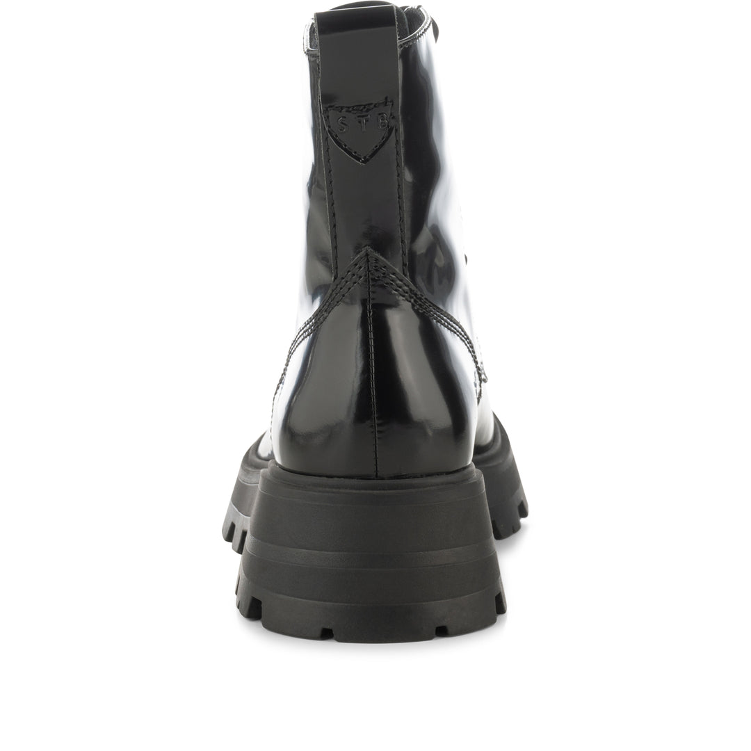 Viv boot leather - BLACK HIGH SHINE – SHOE THE BEAR - US