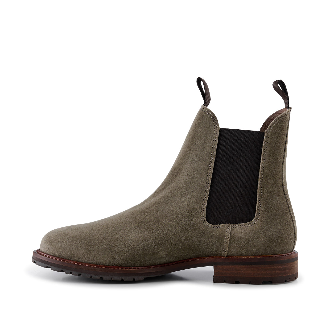 SHOE THE BEAR MENS York chelsea boot suede Boots 151 KHAKI