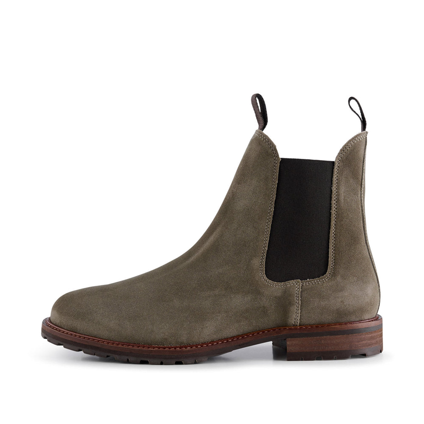 SHOE THE BEAR MENS York chelsea boot suede Boots 151 KHAKI