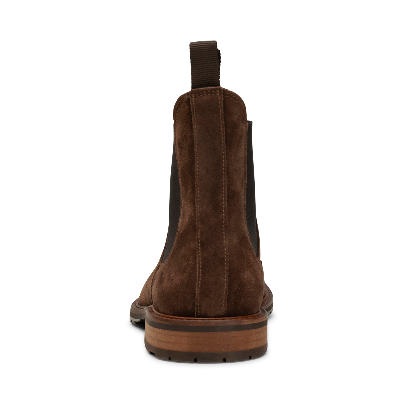 SHOE THE BEAR MENS York chelsea boot suede Boots 847 CHOC BROWN