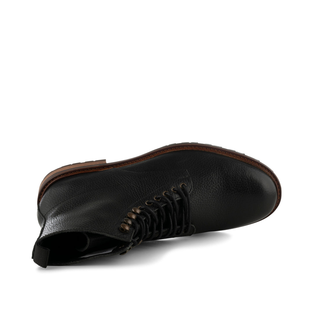 York lace up boot leather - BLACK – SHOE THE BEAR - US
