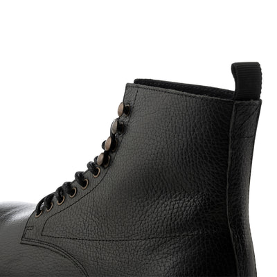 SHOE THE BEAR MENS York lace up boot leather Boots 110 BLACK